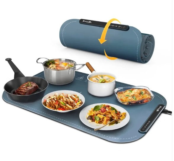 Plateaux chauffants portables - Bleu marine